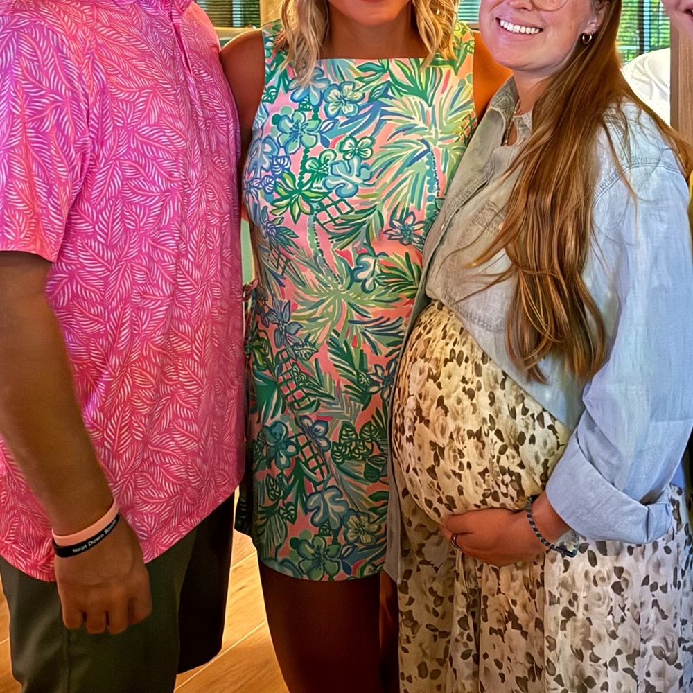Lilly Pulitzer Donna Square Neck Romper size 10 - Picture 7 of 7